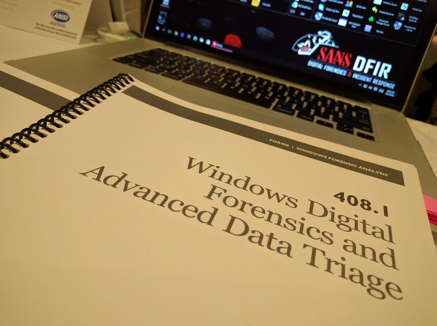 Embracing DFIR W/ SANS FOR408